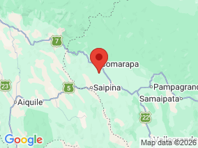 Map of Site Report: Comarpa Area, Bolivia